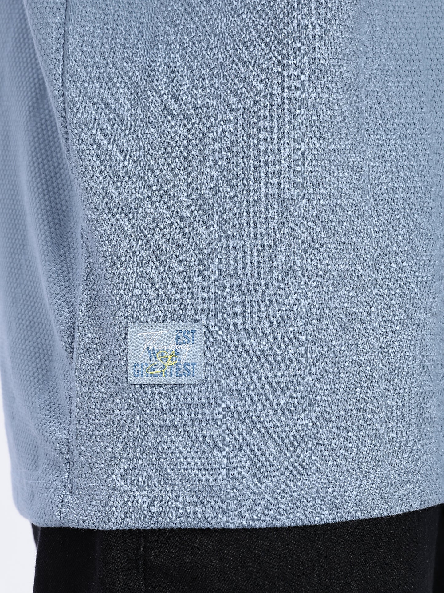 Positive Vibes Printed Drop Shoulder T-shirt