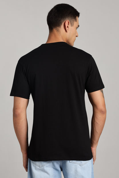 Solid Raven Black T-Shirt