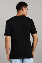 Be Kind to Your Mind - Black Cotton Printed T-Shirt
