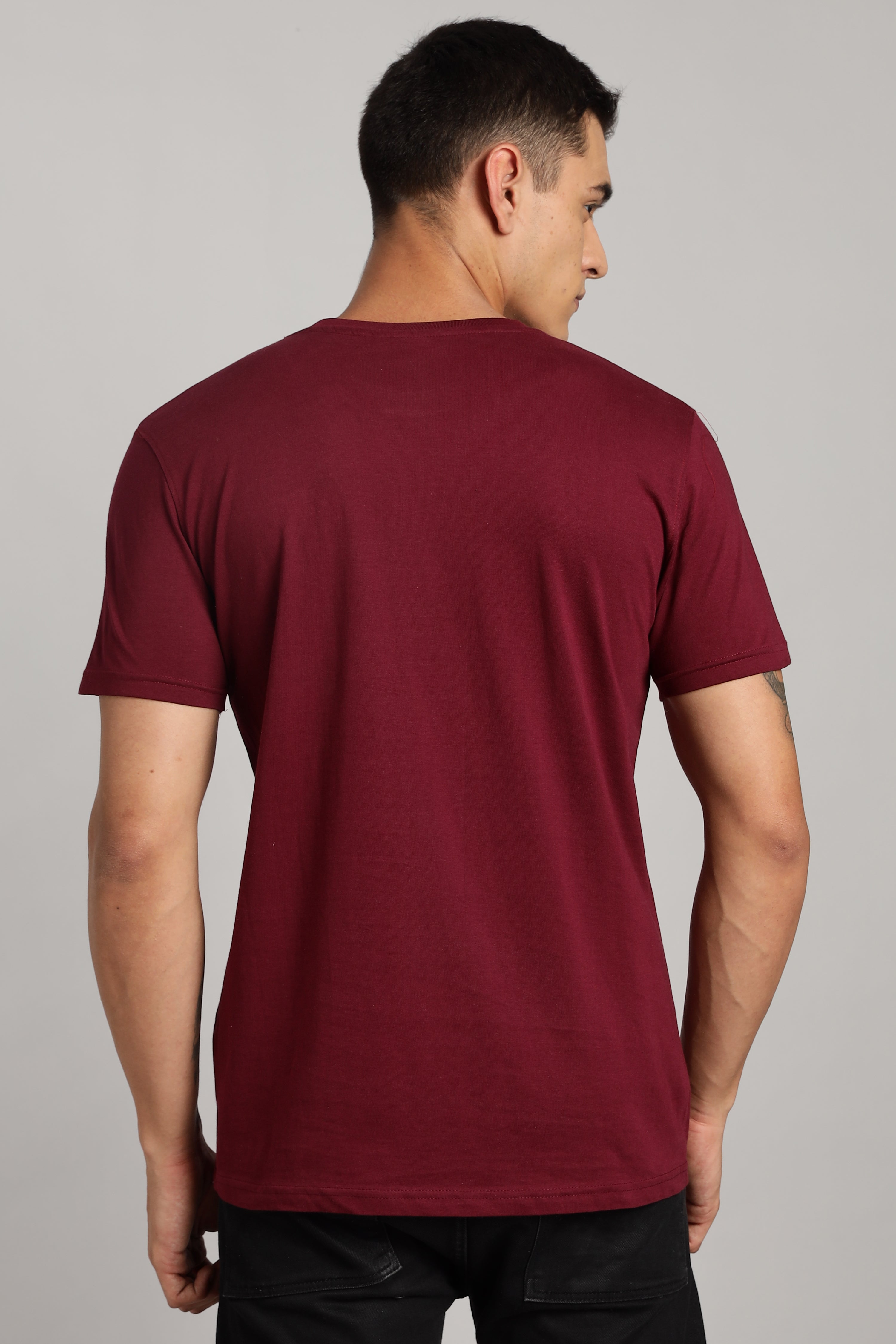 Astronaut | Maroon | Soft Cotton T-Shirt
