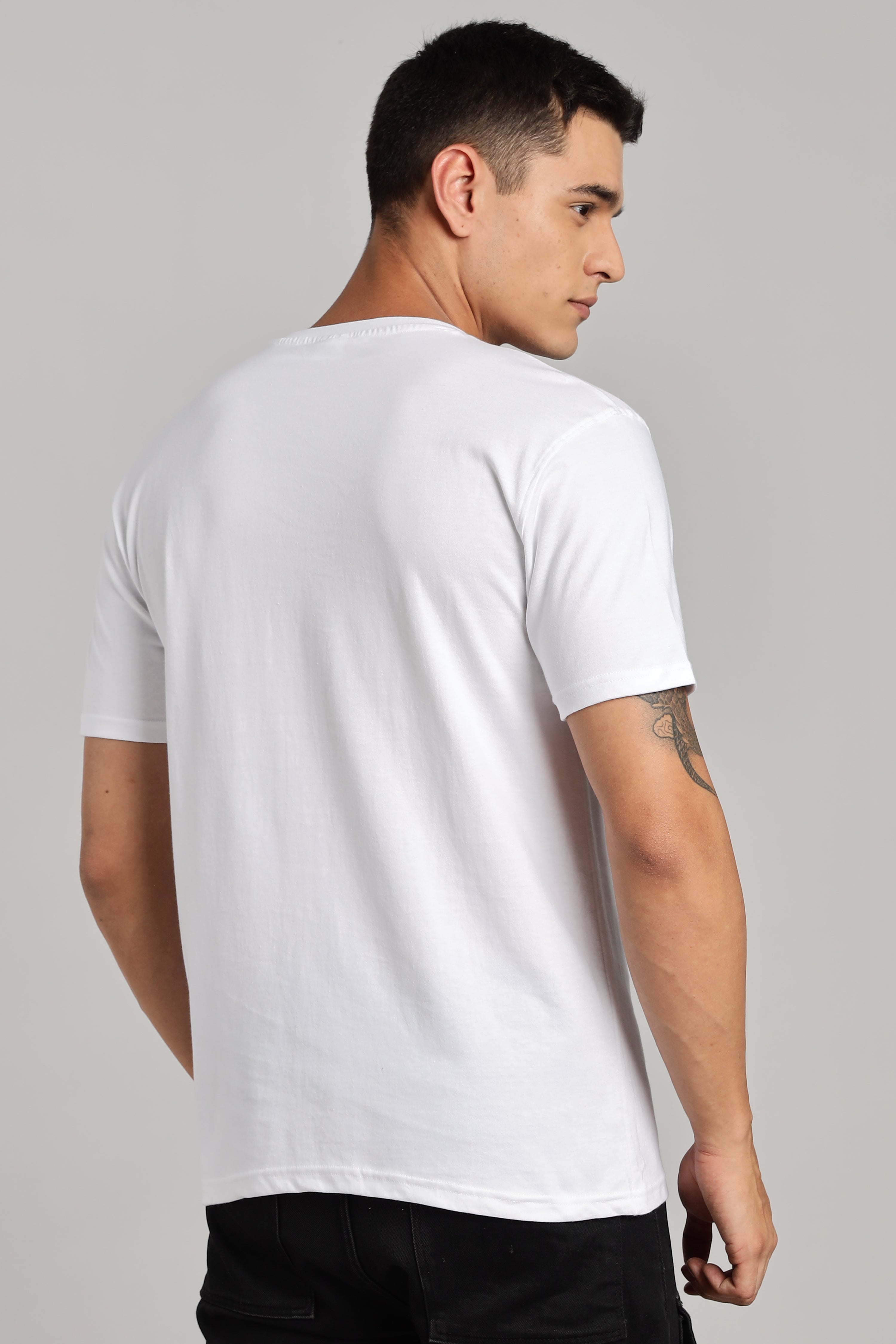 Solid White T-Shirt