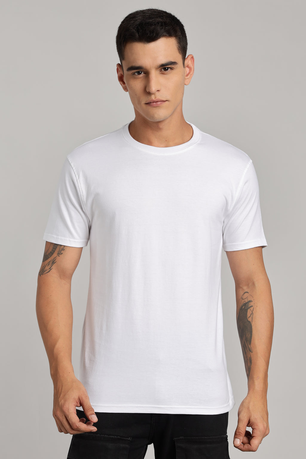 Solid White T-Shirt