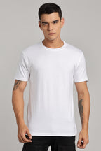 Solid White T-Shirt