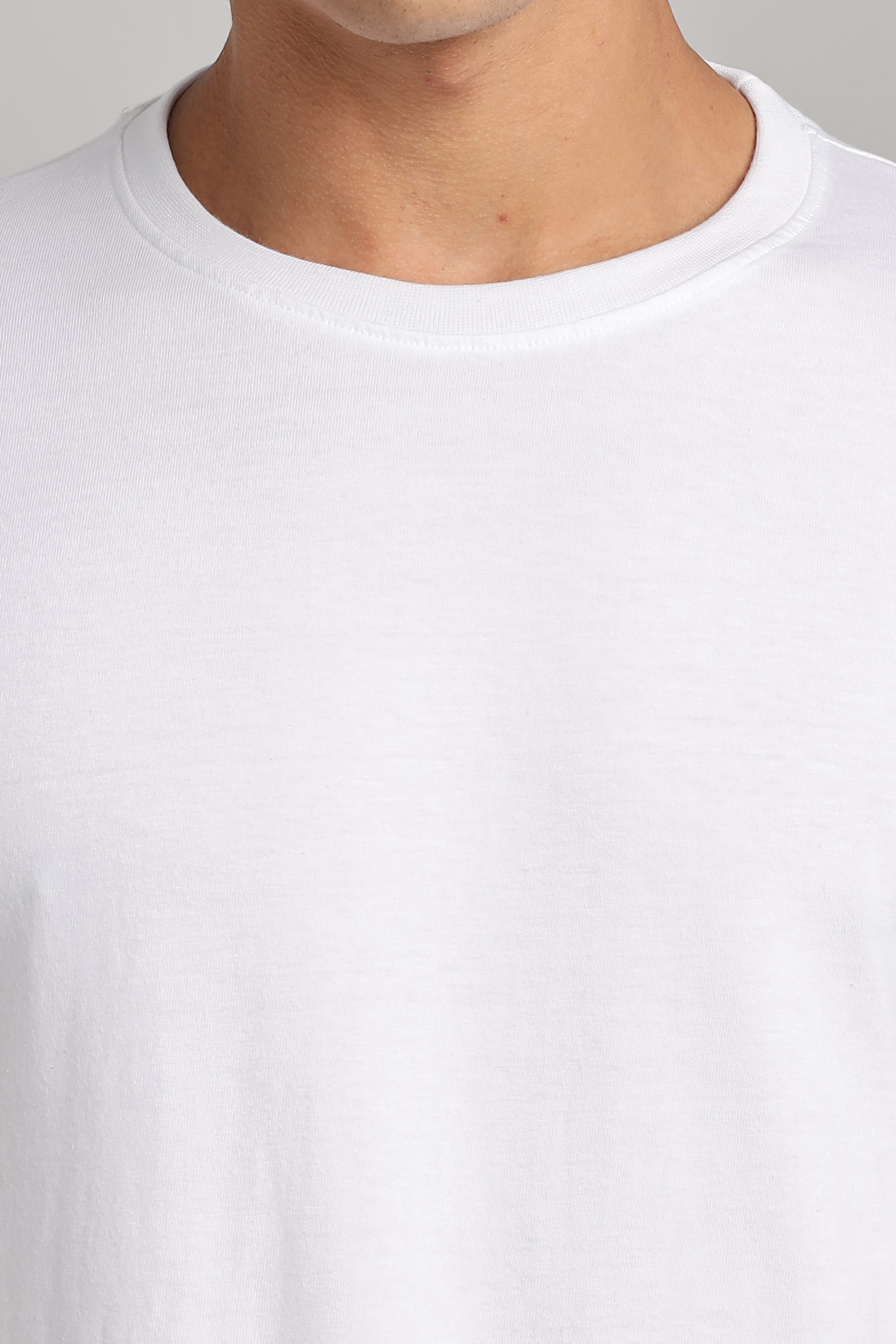 Solid White T-Shirt