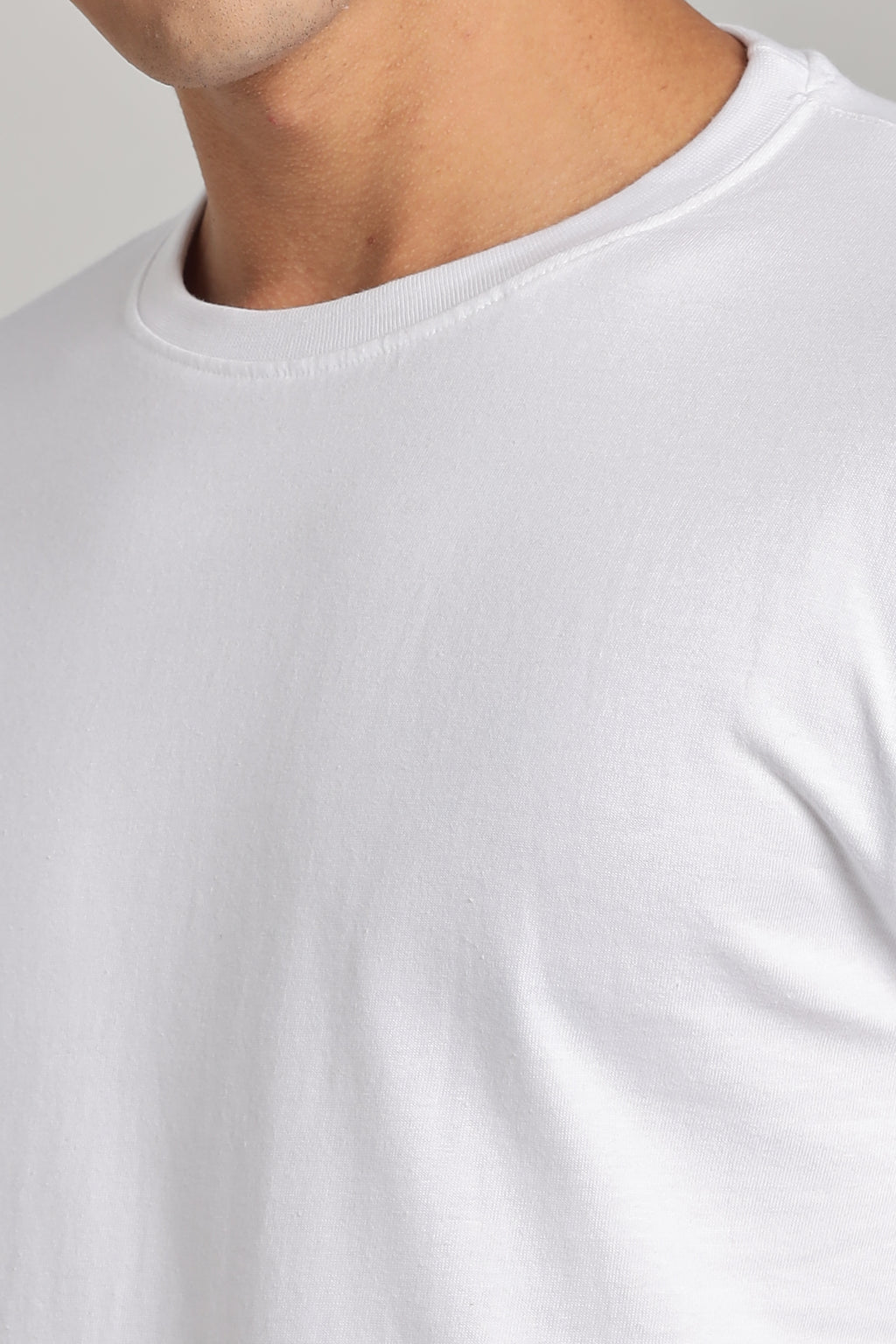 Solid White T-Shirt