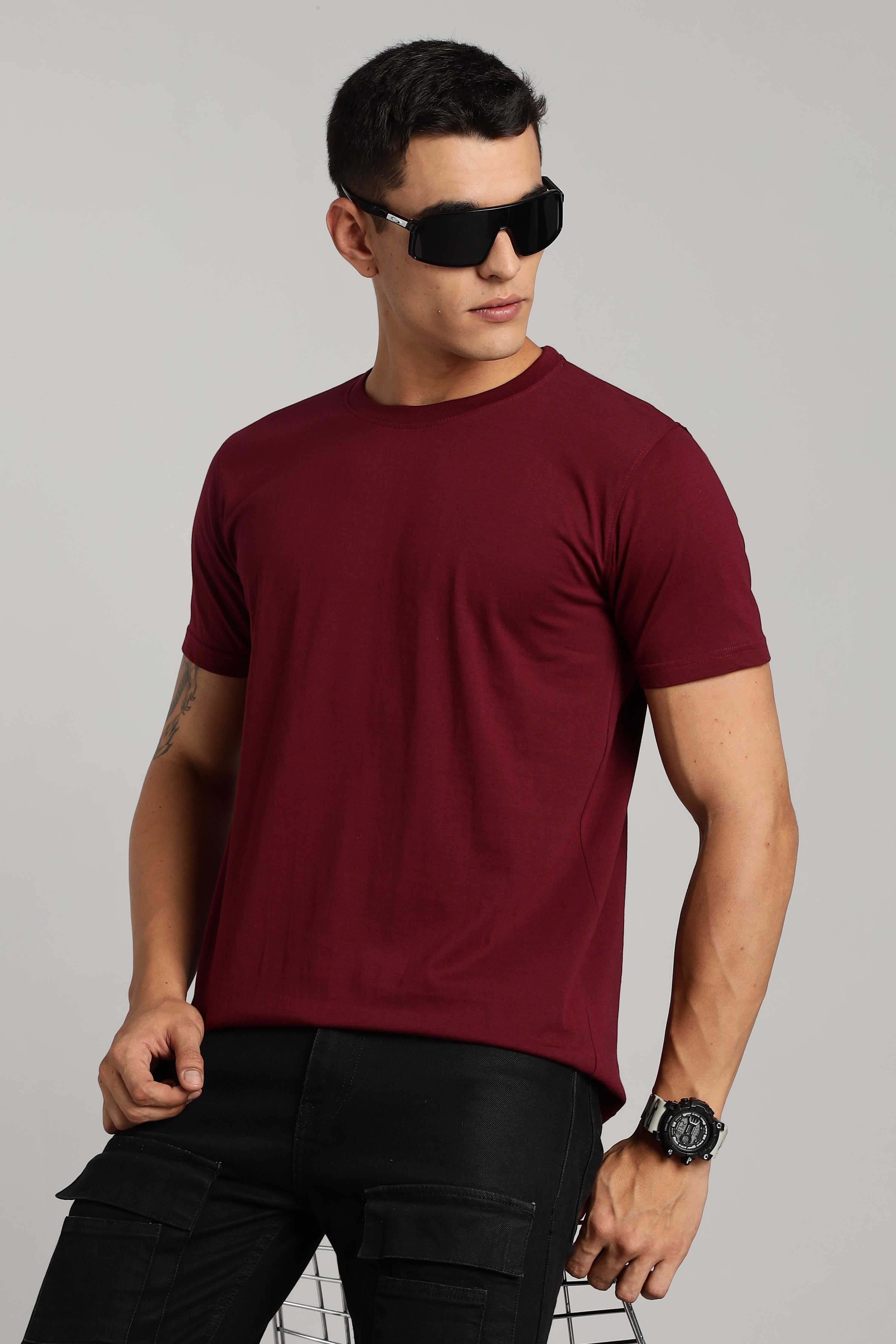 Solid Chestnut T-Shirt