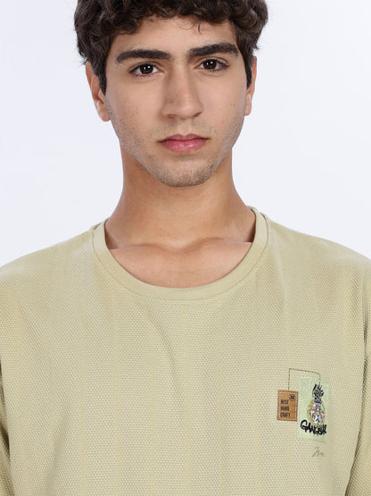Adventure Graphic Printed Drop Shoulder Tee