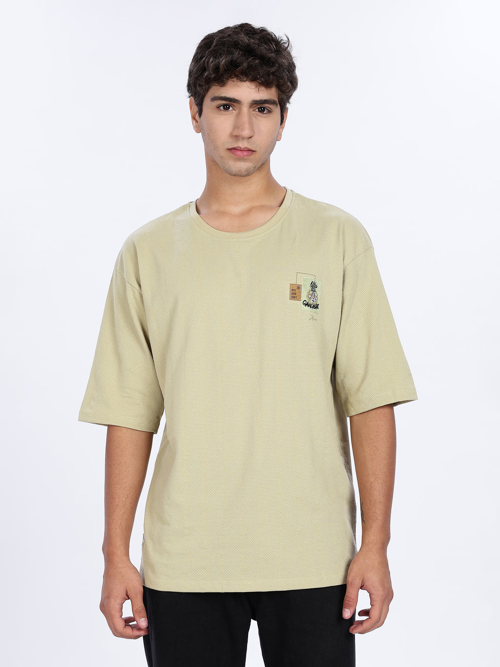 Adventure Graphic Printed Drop Shoulder Tee