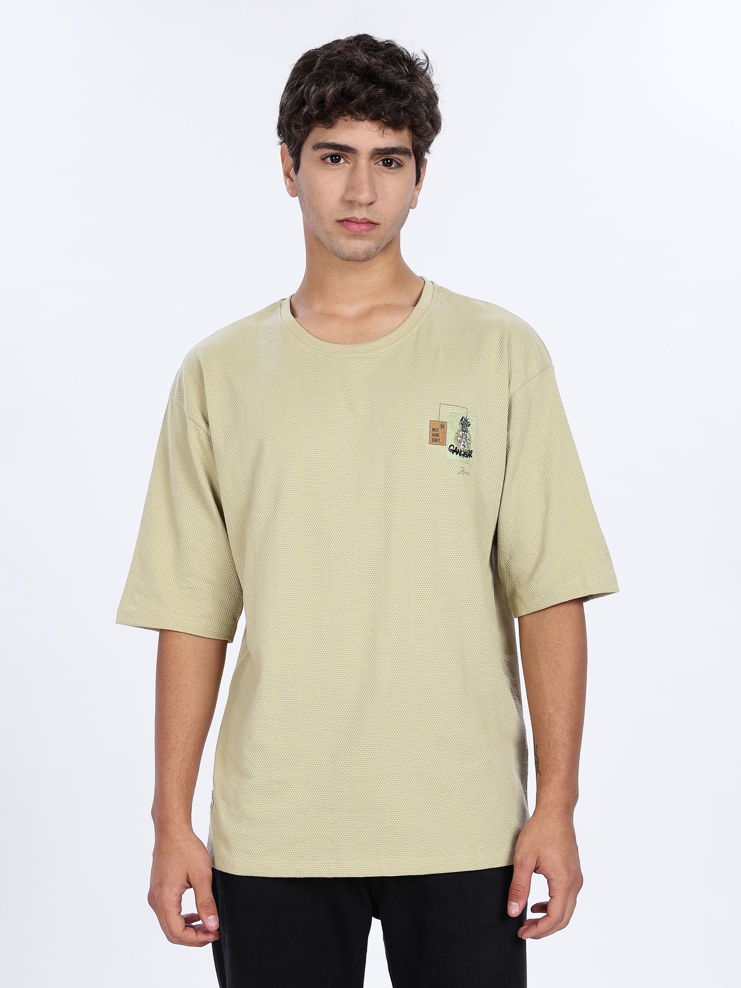 Adventure Graphic Printed Drop Shoulder Tee