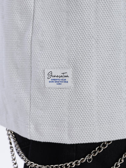 Find Peace Graphic printed Drop Shoulder Tee