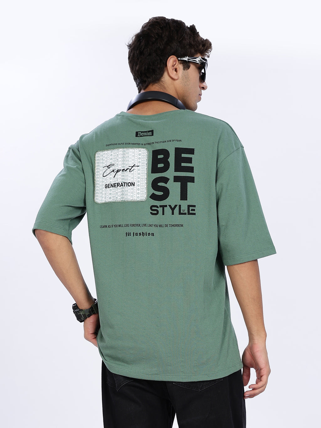 Best Style Graphic with Drop Shoulder Tee