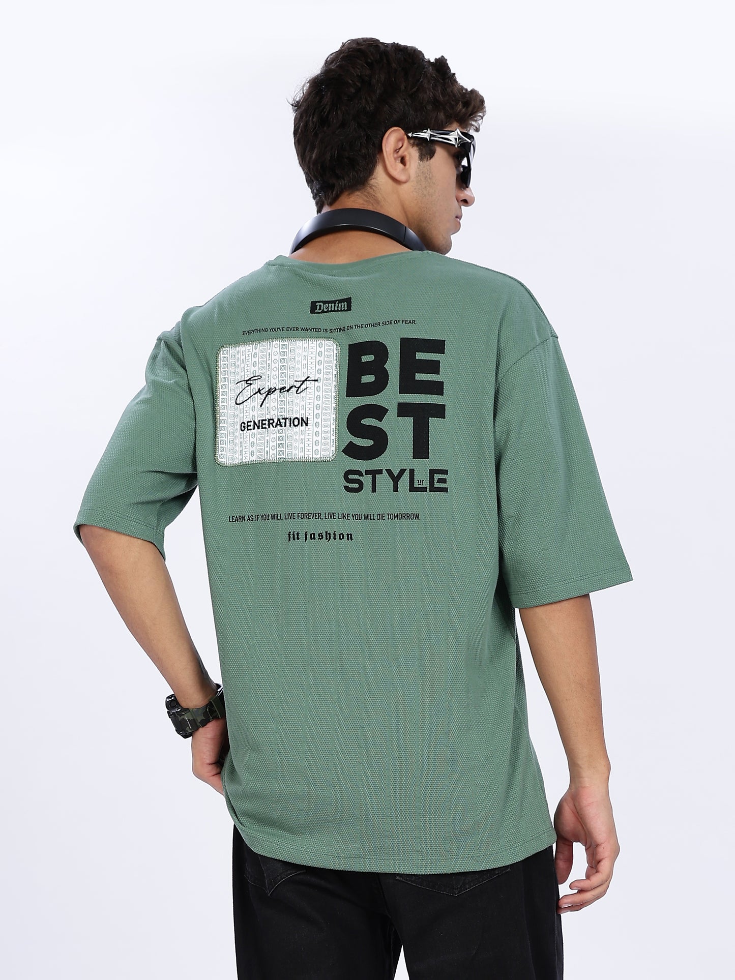 Best Style Graphic with Drop Shoulder Tee