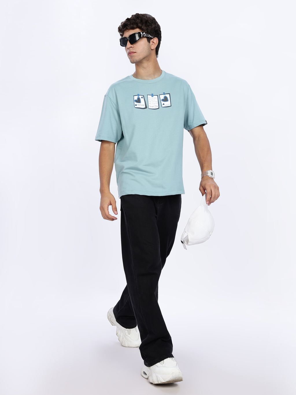 Street Club Graphic Drop Shoulder Tee