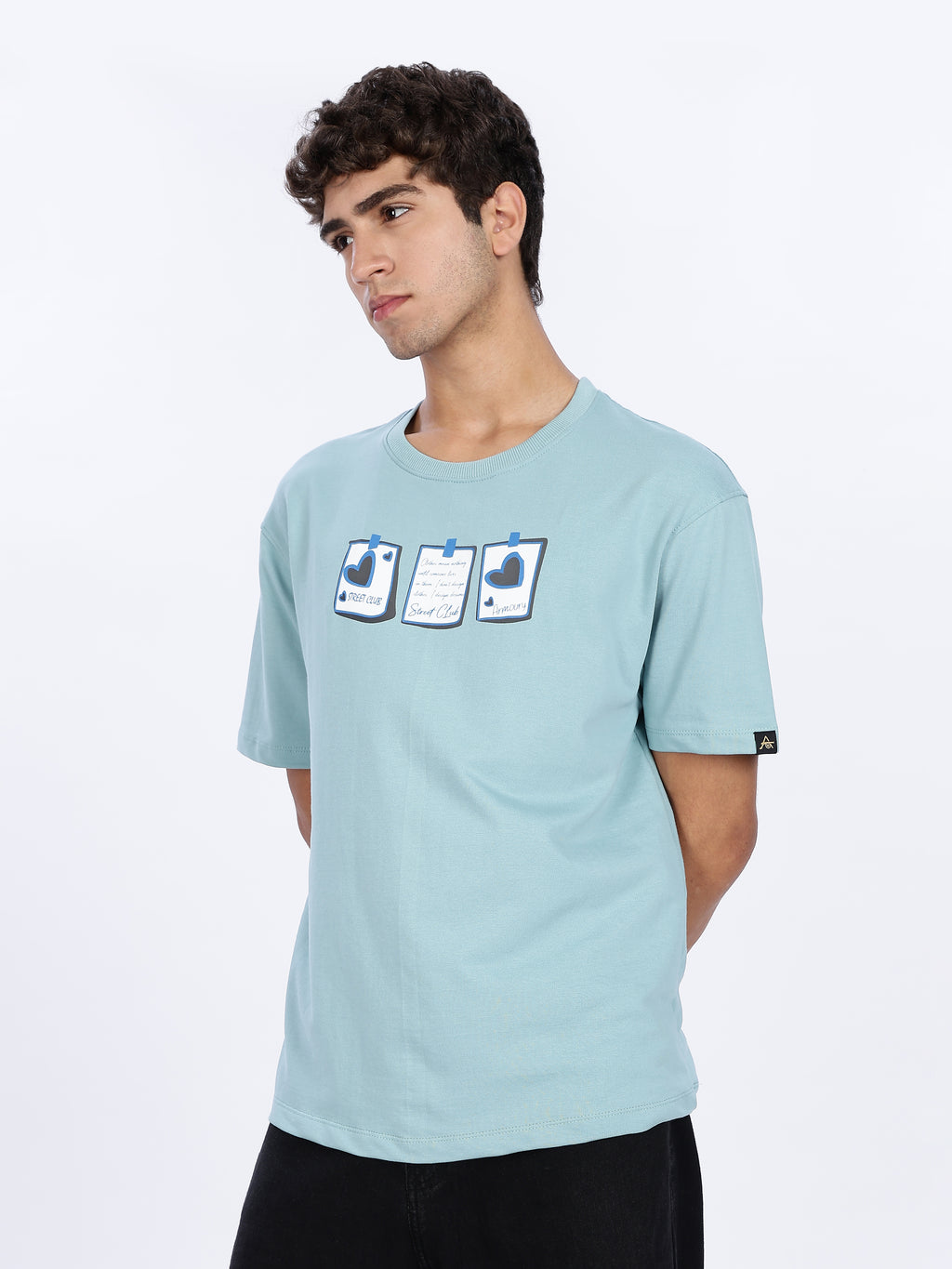 Street Club Graphic Drop Shoulder Tee