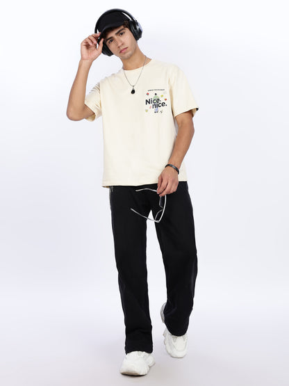 Men's Nice Graphic Drop-Shoulder Tee