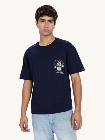 Thirsty for Knowledge Graphic Drop Shoulder Tee