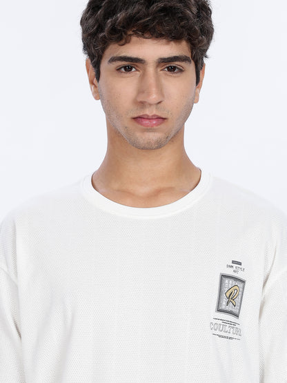 Try Graphic Printed Drop Shoulder Tee