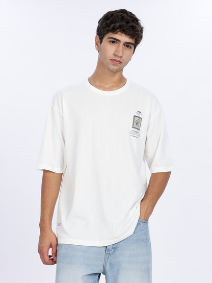 Try Graphic Printed Drop Shoulder Tee