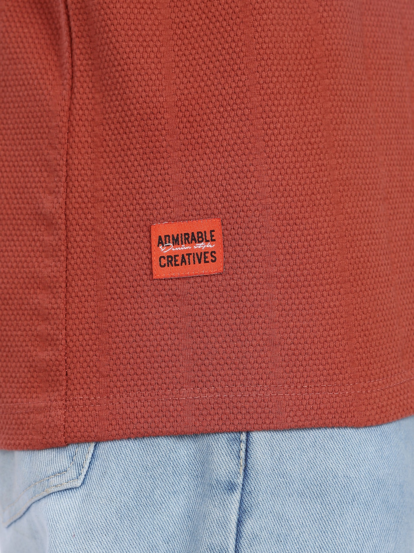 Core Graphic with Woven Stickers Drop Shoulder Tee