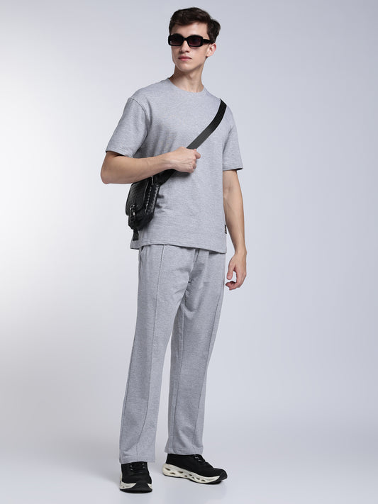 Grey Melange Co-ord Set