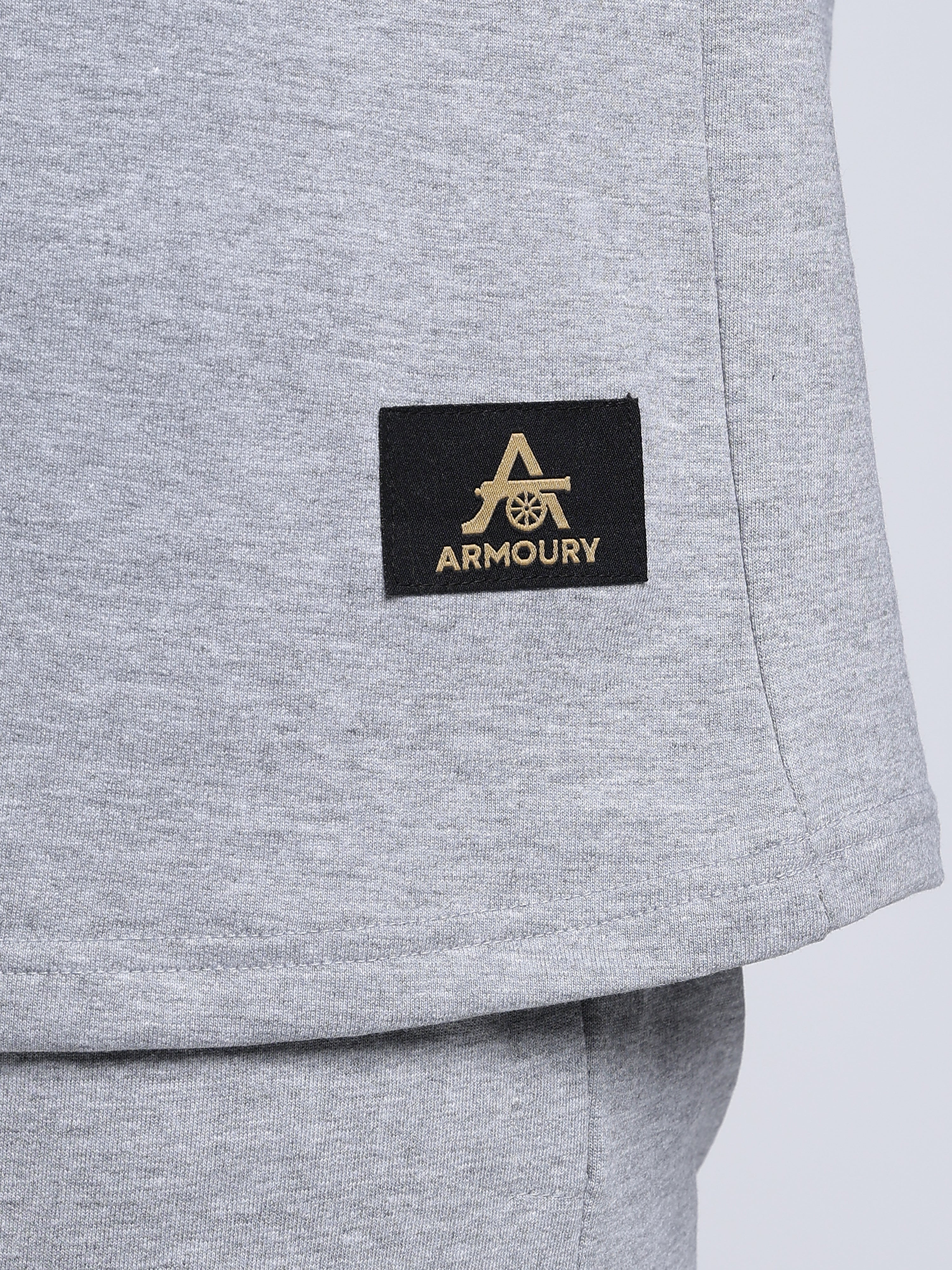 Grey Melange Co-ord Set