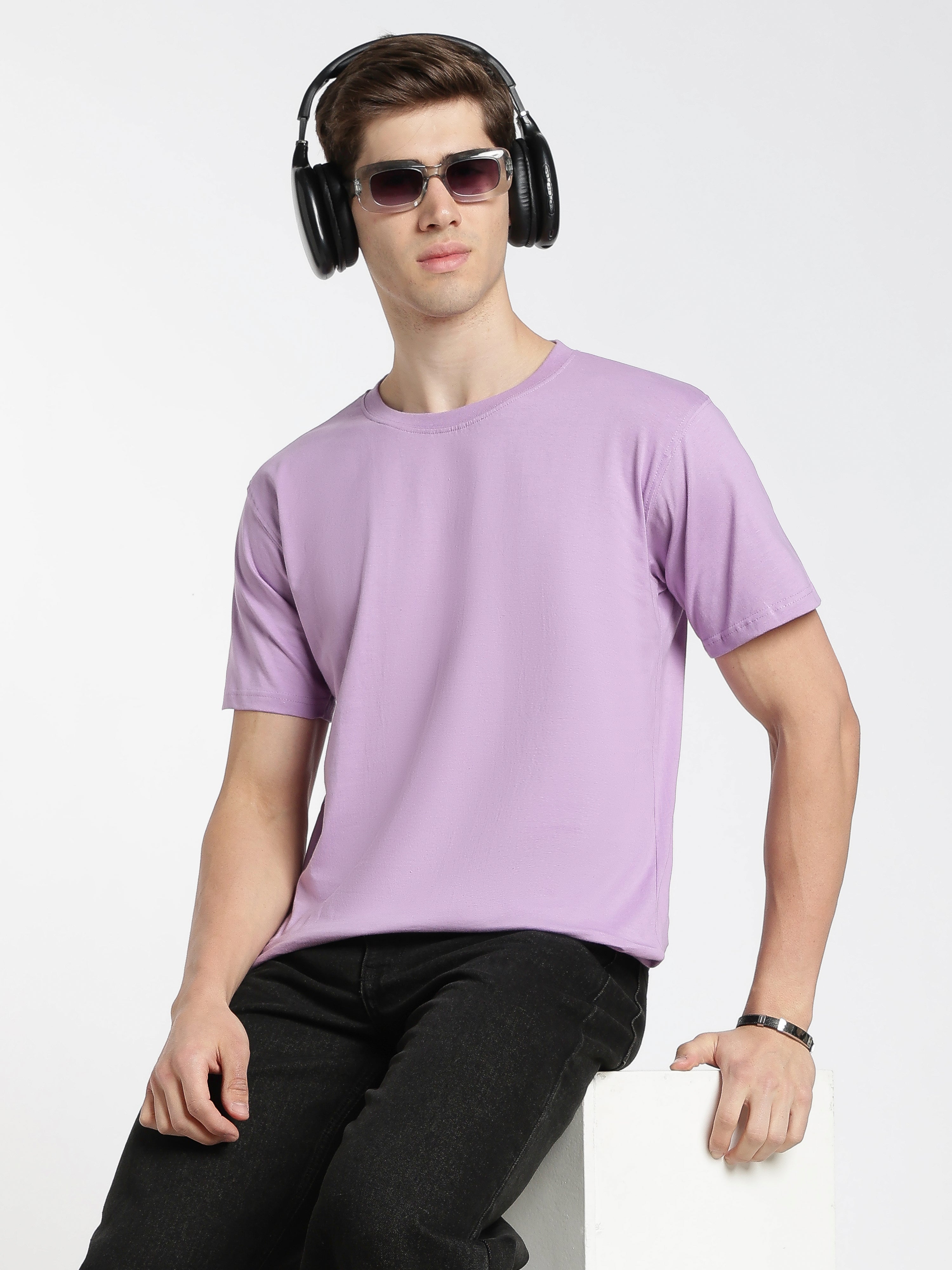 Solid Lavender T-Shirt