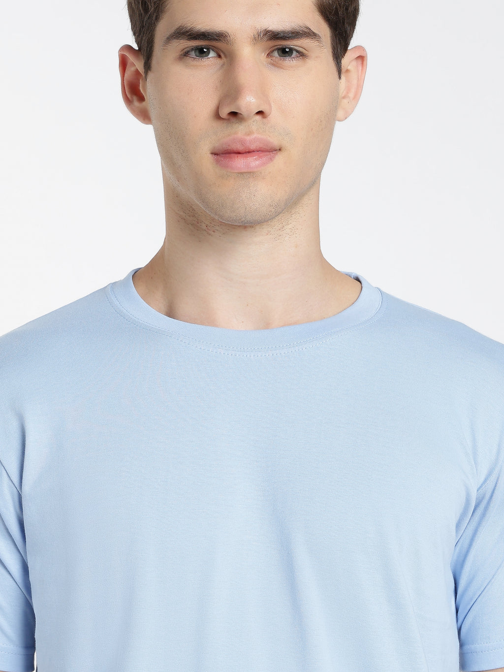 Solid Sky Blue T-Shirt