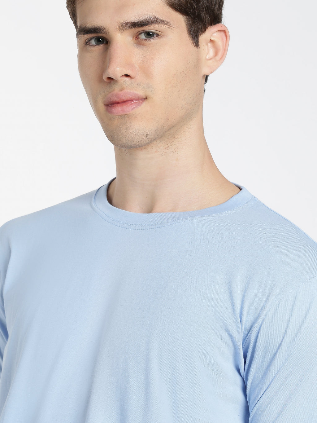 Solid Sky Blue T-Shirt
