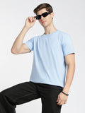 Solid Sky Blue T-Shirt