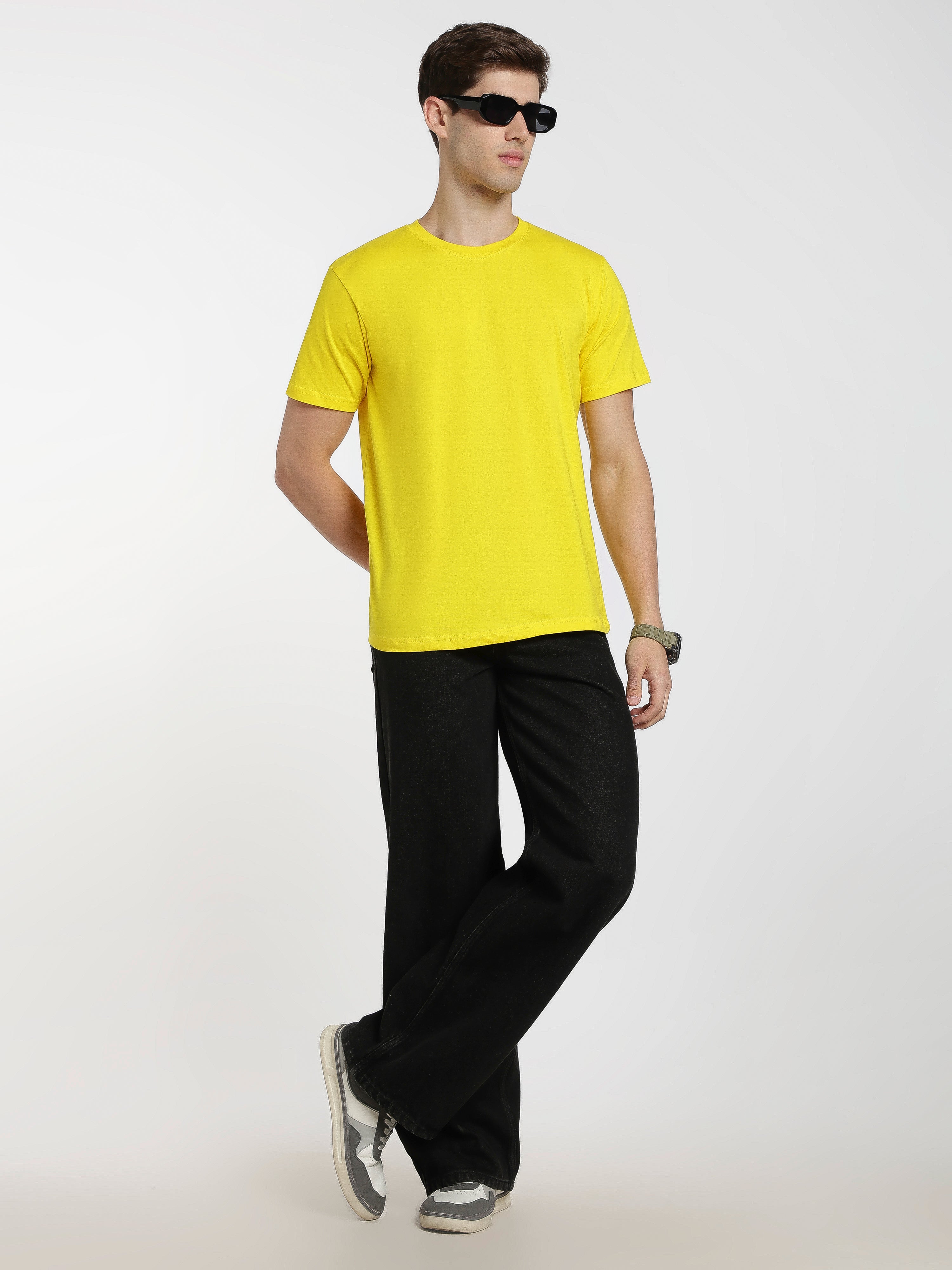 Solid Yellow T-Shirt