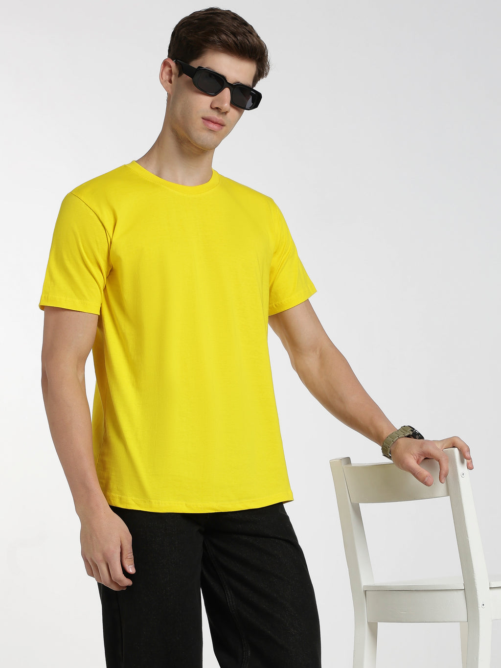 Solid Yellow T-Shirt