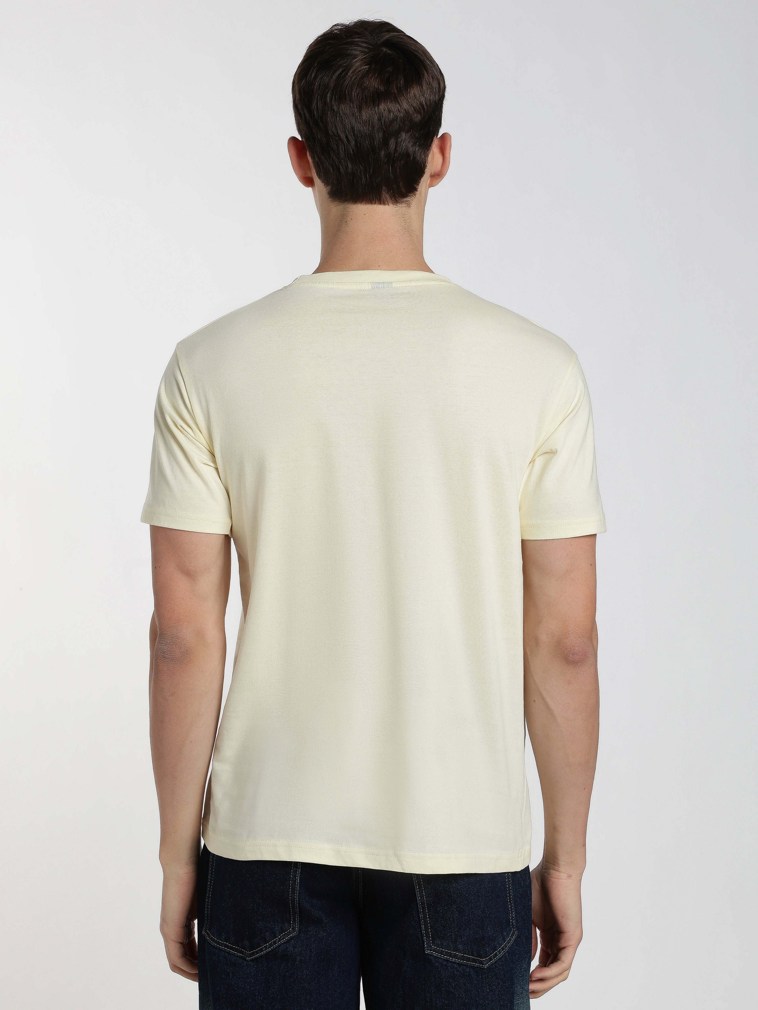 Solid Beige T-Shirt