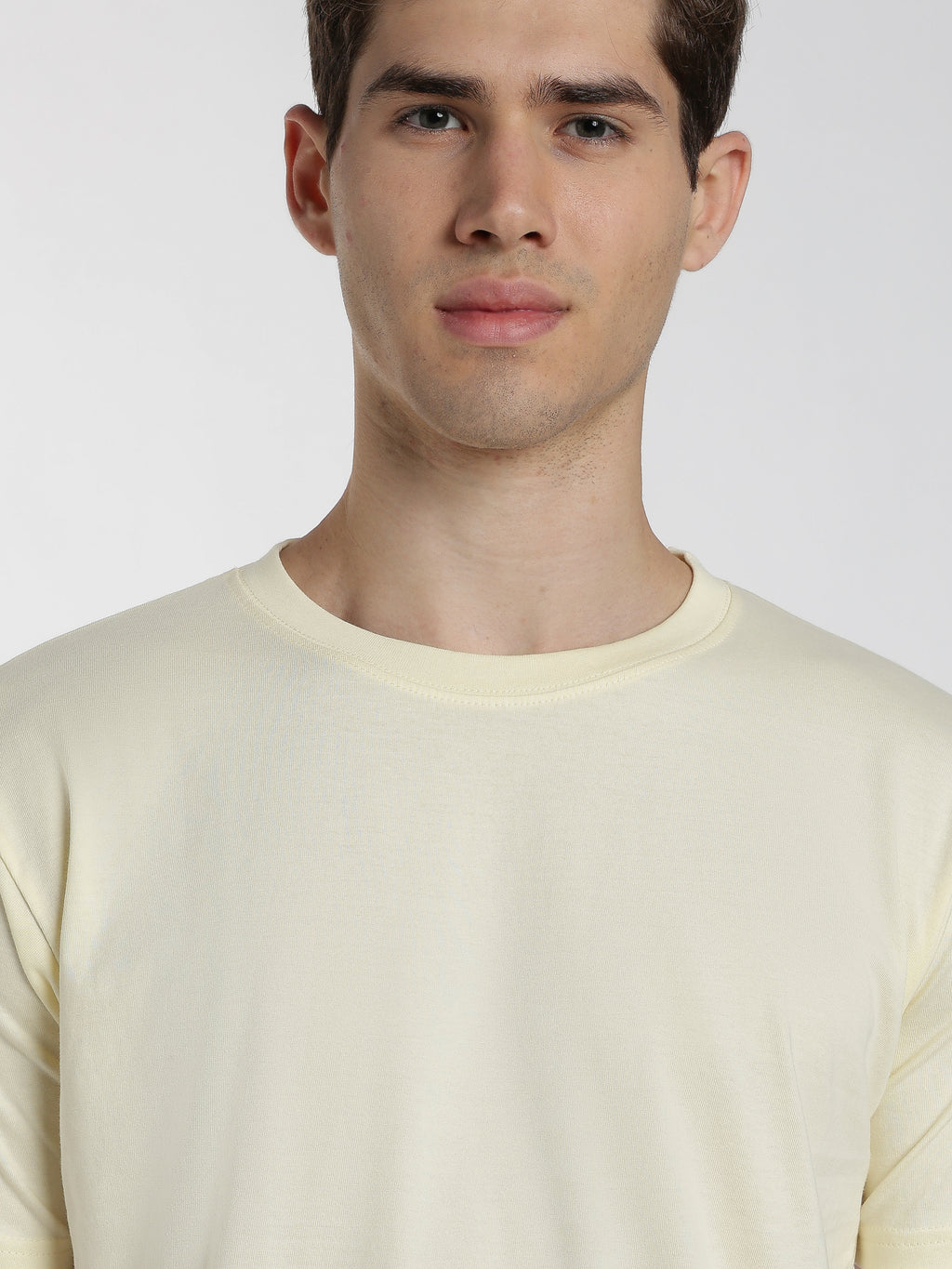 Solid Beige T-Shirt