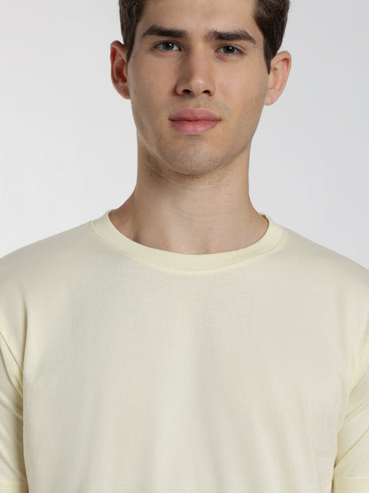 Solid Beige T-Shirt