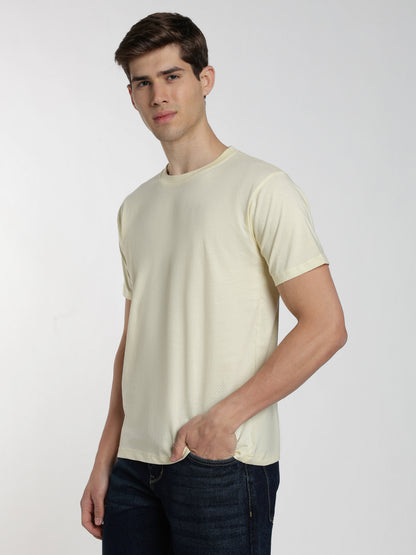 Solid Beige T-Shirt