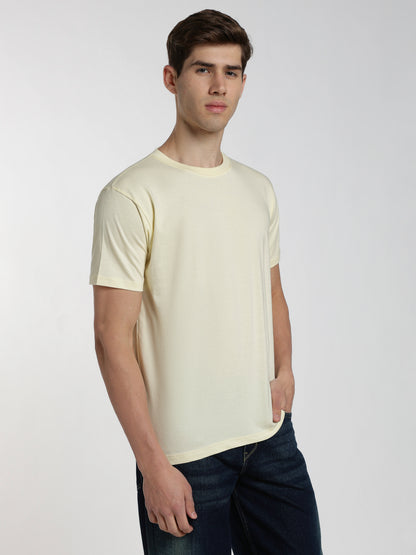 Solid Beige T-Shirt