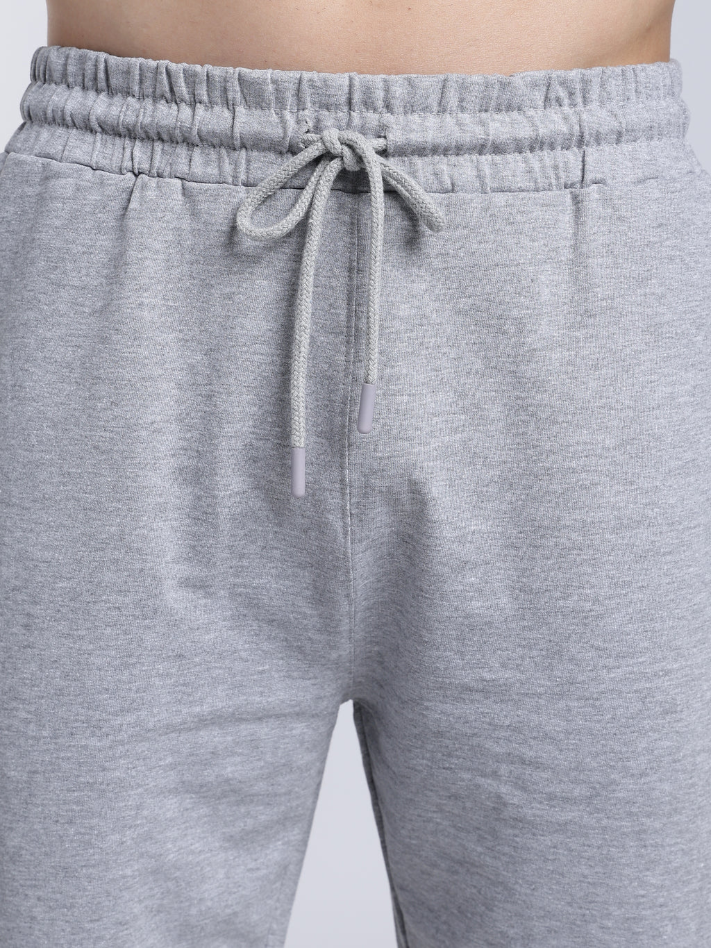 Grey Melange Relaxed Shorts