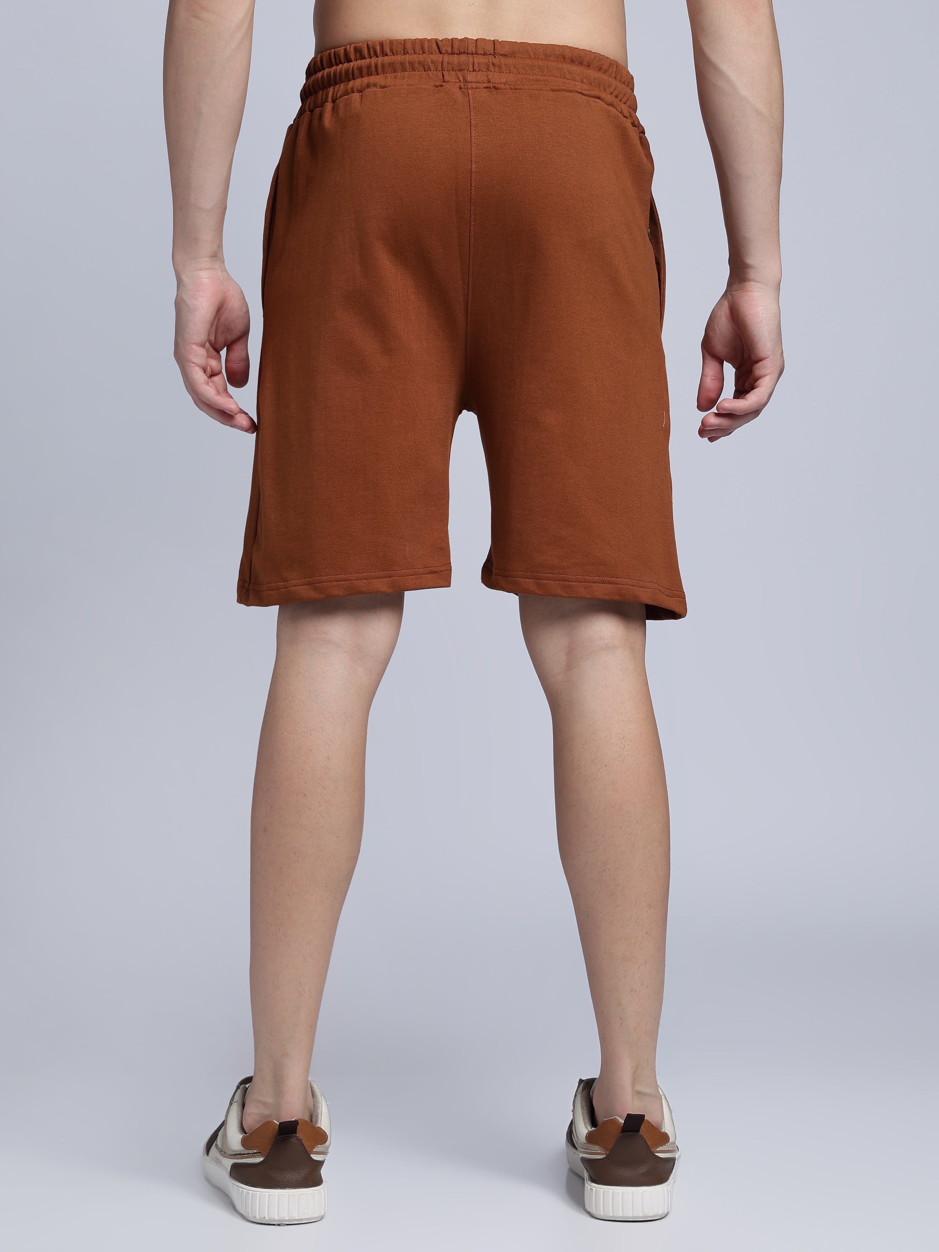 Hazelnut Brown Relaxed Shorts