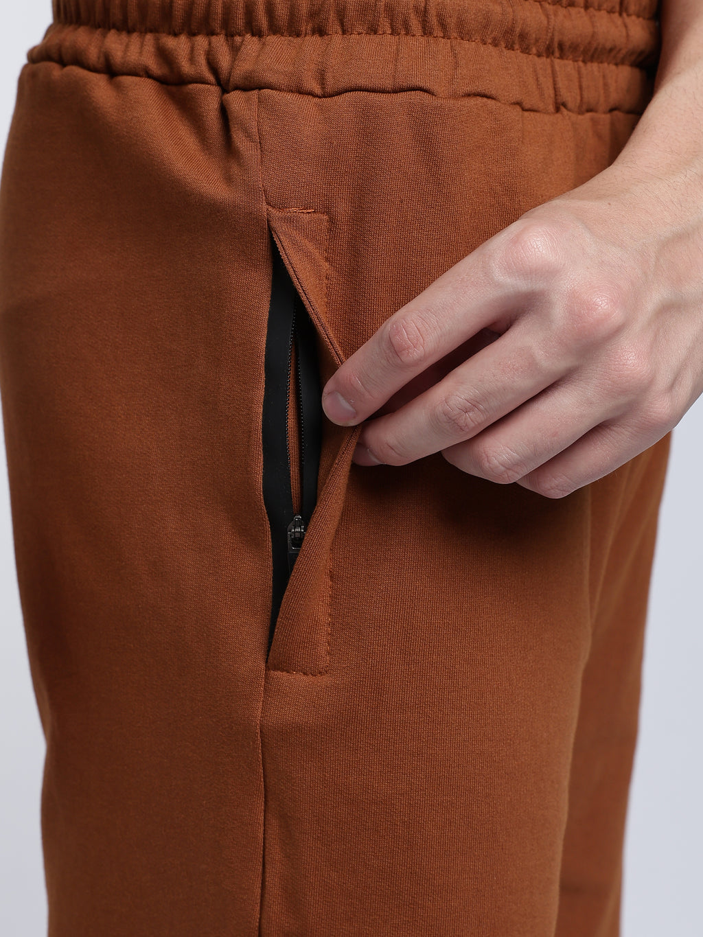 Hazelnut Brown Relaxed Shorts