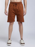 Hazelnut Brown Relaxed Shorts