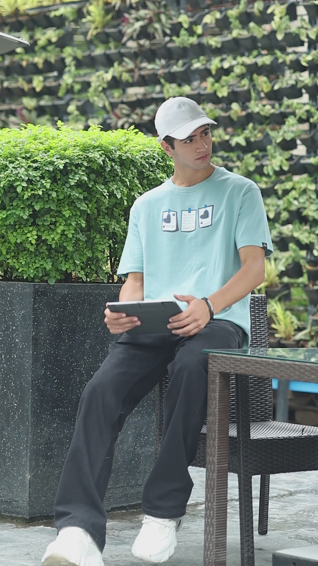 Street Club Graphic Drop Shoulder Tee