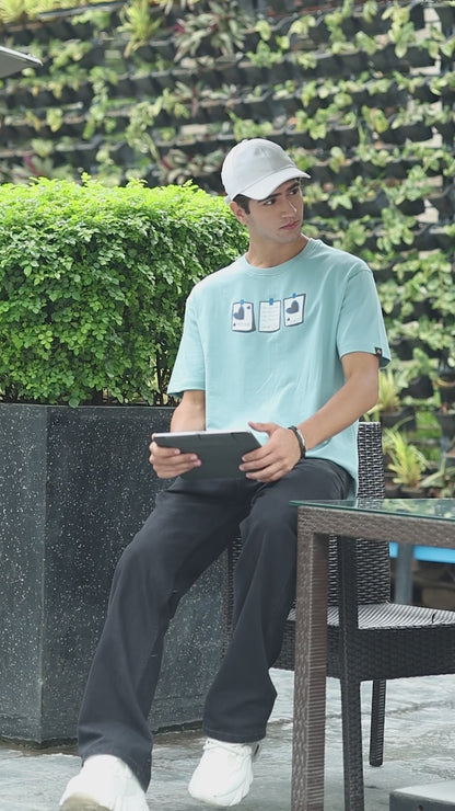Street Club Graphic Drop Shoulder Tee